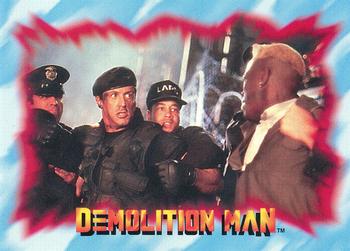 1993 SkyBox Demolition Man #9 A Shocking Accusation Front