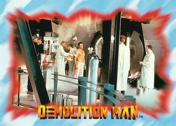 1993 SkyBox Demolition Man #11 A Chilling Sentence Front