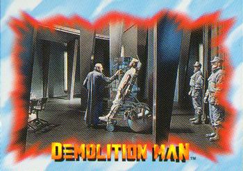 1993 SkyBox Demolition Man #17 Phoenix's Parole Hearing Front