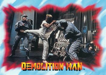 1993 SkyBox Demolition Man #18 Teddy Bear Front