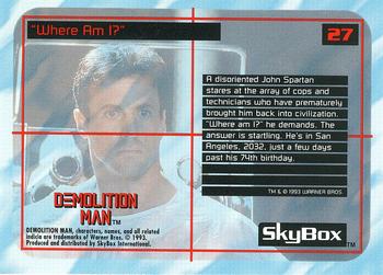 1993 SkyBox Demolition Man #27 