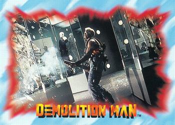 1993 SkyBox Demolition Man #29 Going For His Guns Front