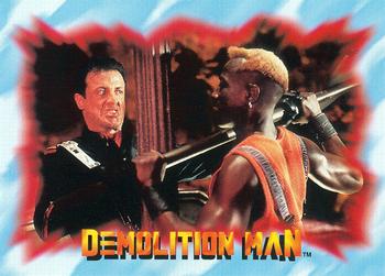 1993 SkyBox Demolition Man #33 Set For Battle Front
