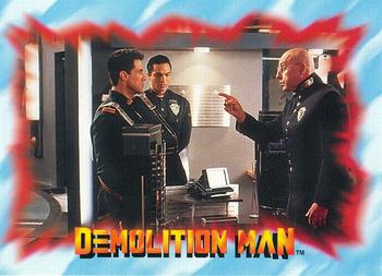 1993 SkyBox Demolition Man #35 Police Brainstorming Front