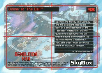 1993 SkyBox Demolition Man #38 Dinner at 