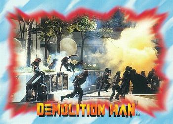 1993 SkyBox Demolition Man #40 Scrap Attack Front