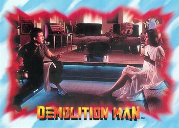 1993 SkyBox Demolition Man #44 That's Progress? Front