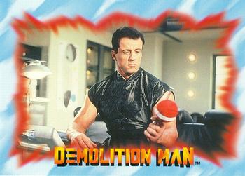 1993 SkyBox Demolition Man #46 A Telling Scene Front