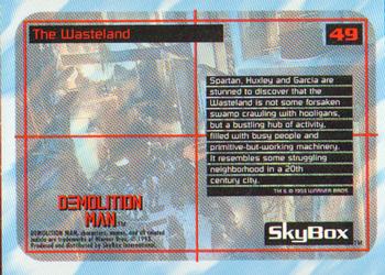 1993 SkyBox Demolition Man #49 The Wasteland Back