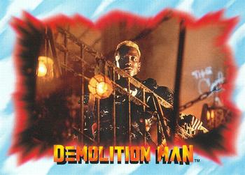 1993 SkyBox Demolition Man #56 Phoenix Finds His Man Front