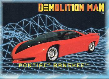 1993 SkyBox Demolition Man #82 Pontiac Banshee Front