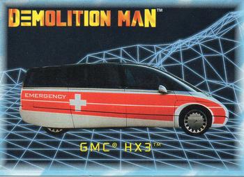 1993 SkyBox Demolition Man #86 GMC HX3 Front