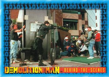 1993 SkyBox Demolition Man #91 The Compu-Kiosk Scene Front