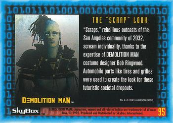 1993 SkyBox Demolition Man #95 The 