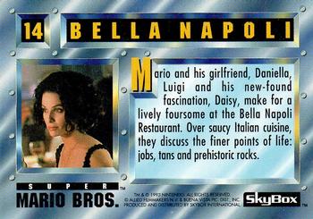 1993 SkyBox Super Mario Bros. #14 Bella Napoli Back