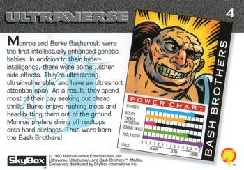 1993 SkyBox Ultraverse #4 Bash Brothers Back
