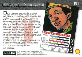1993 SkyBox Ultraverse #51 Book Back