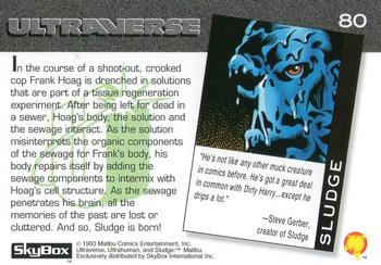 1993 SkyBox Ultraverse #80 Sludge Back