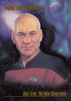1993 SkyBox Star Trek Master Series #09 Captain Jean-Luc Picard Front
