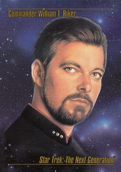 1993 SkyBox Star Trek Master Series #10 Commander William T. Riker Front