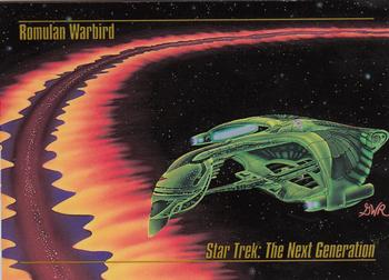 1993 SkyBox Star Trek Master Series #35 Romulan Warbird Front