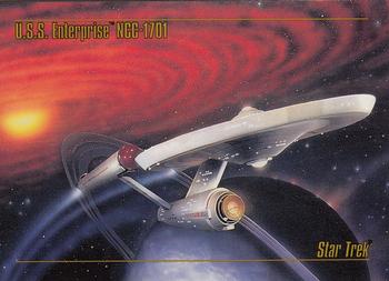 1993 SkyBox Star Trek Master Series #42 U.S.S. Enterprise  NCC-1701 Front