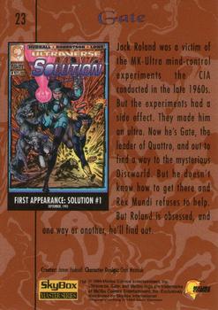 1994 SkyBox Ultraverse Master #23 Gate Back