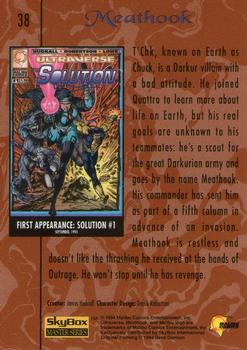 1994 SkyBox Ultraverse Master #38 Meathook Back