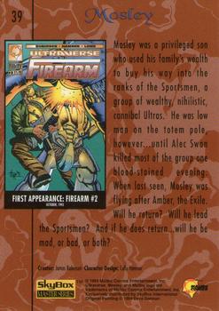 1994 SkyBox Ultraverse Master #39 Mosley Back