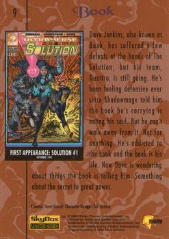 1994 SkyBox Ultraverse Master #9 Book Back