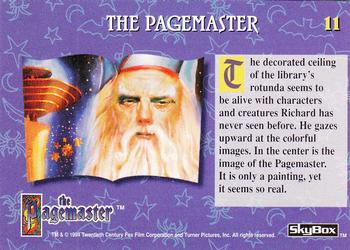 1994 Skybox Pagemaster #11 The Pagemaster Back