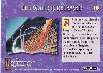 1994 Skybox Pagemaster #19 The Squid Is Released Back