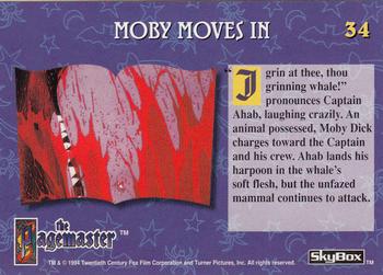 1994 Skybox Pagemaster #34 Moby Moves In Back