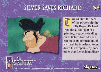 1994 Skybox Pagemaster #38 Silver Saves Richard Back