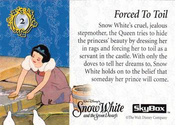 1994 SkyBox Snow White and the Seven Dwarfs Series II #2 Forced To Toil Back