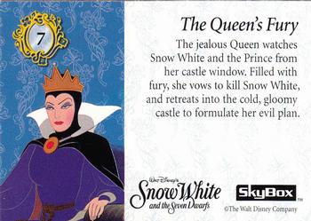 1994 SkyBox Snow White and the Seven Dwarfs Series II #7 The Queen's Fury Back