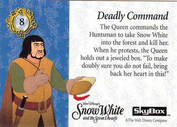 1994 SkyBox Snow White and the Seven Dwarfs Series II #8 Deadly Command Back