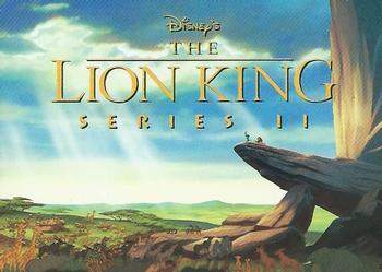 1994 SkyBox The Lion King Series 1 & 2 #NNO Series II Title Card Front