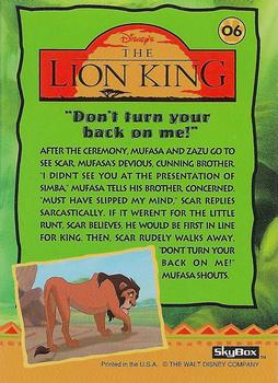 1994 SkyBox The Lion King Series 1 & 2 #06 