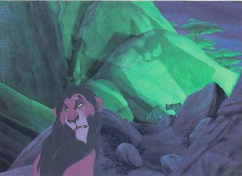 1994 SkyBox The Lion King Series 1 & 2 #36 Scar assumes the throne Front