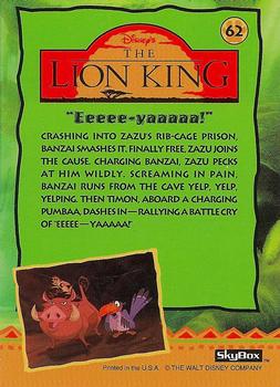 1994 SkyBox The Lion King Series 1 & 2 #62 