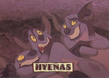 1994 SkyBox The Lion King Series 1 & 2 #75 Hyenas Front