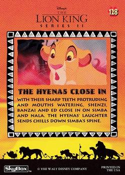1994 SkyBox The Lion King Series 1 & 2 #128 The Hyenas Close In Back