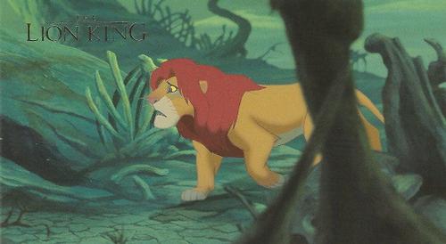 1994 SkyBox The Lion King Widevision #40 Inspired by his vision of his father, Simba faces his Front