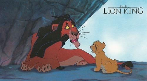 1994 SkyBox The Lion King Widevision #7 Hyenas, unwelcome intruders, have infiltrated the Front