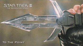 1994 SkyBox Star Trek III The Search for Spock Cinema Collection #48 To The Point Front