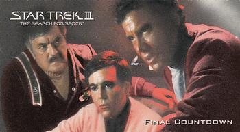 1994 SkyBox Star Trek III The Search for Spock Cinema Collection #50 Final Countdown Front