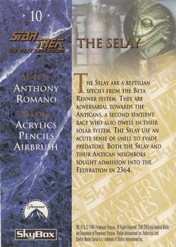 1994 SkyBox Star Trek Master Series #10 The Selay Back