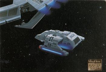 1994 SkyBox Star Trek Master Series #25 Deep Space Nine Runabouts Front