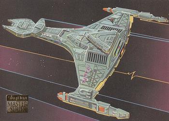 1994 SkyBox Star Trek Master Series #53 Klingon Vor'Cha Attack Cruiser Front